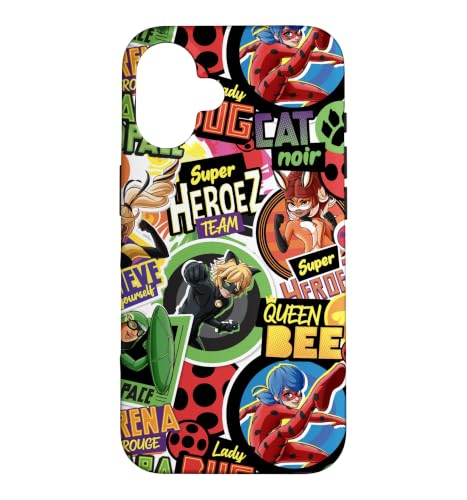 Miraculous Collection Iconic Ladybug and All Heroez Case for iPhone 16