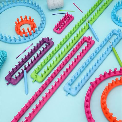 Métiers à tricoter multifonctionnels avec cadres de tissage géométriques durables