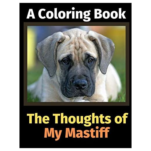 The Thoughts of My Mastiff: A Coloring Book