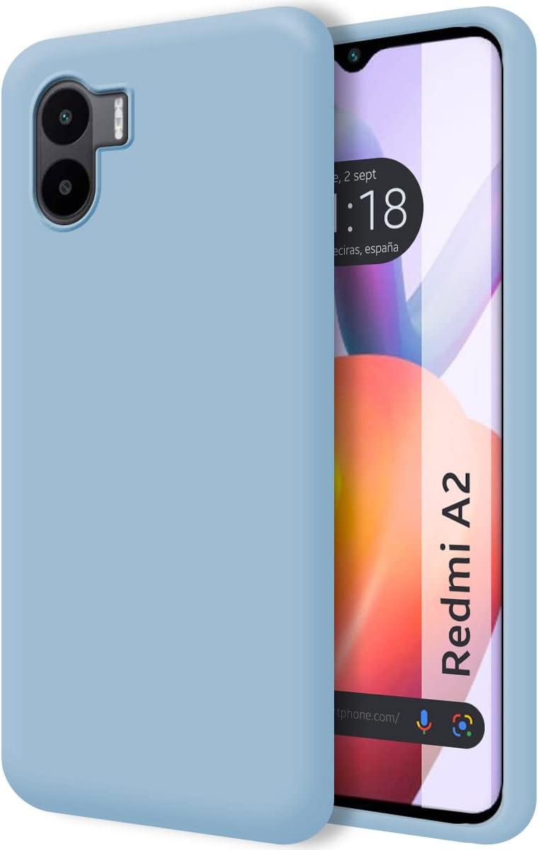 Tumundosmartphone Ultra Soft Liquid Silicone Case for Xiaomi Redmi A2 Pink