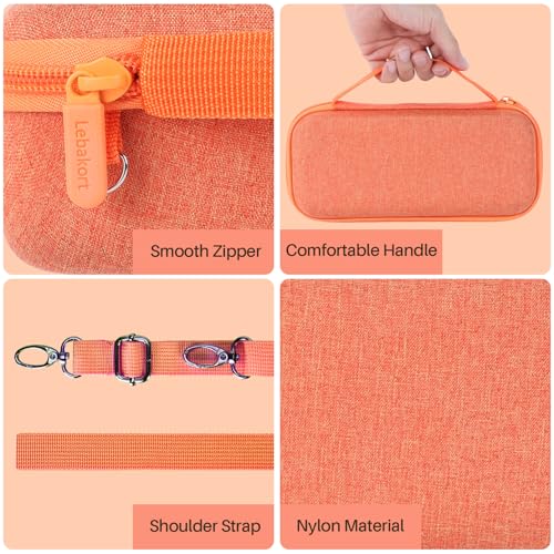 Image of Lebakort Hard Case Compatible with Bose New SoundLink Flex 2nd Gen /Bose SoundLink Flex Portable Speaker (Sunset Peach)