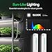 VIVOSUN 2ft Grow Lights for Indoor Plants Full Spectrum, LED Plant Lights 60W(4 X 15W), T5 Grow Light Strip for Seed Starting, Greenhouse, Hydroponics, SGS Compatible, Linkable, 5000K, 4-Pack