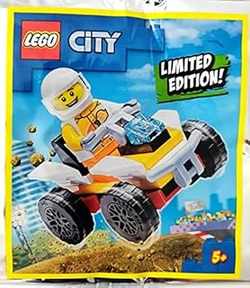 Lego City Stuntman Minifigure with Quad Bike Foil Pack Set 952108 (Bagged)