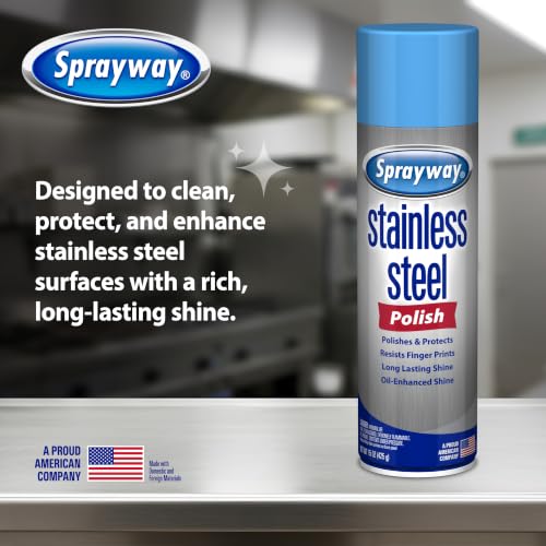 6-Pack 15-Oz Sprayway Stainless Steel Cleaner Aerosol Spray at Amazon ($3.06 each) - image 3