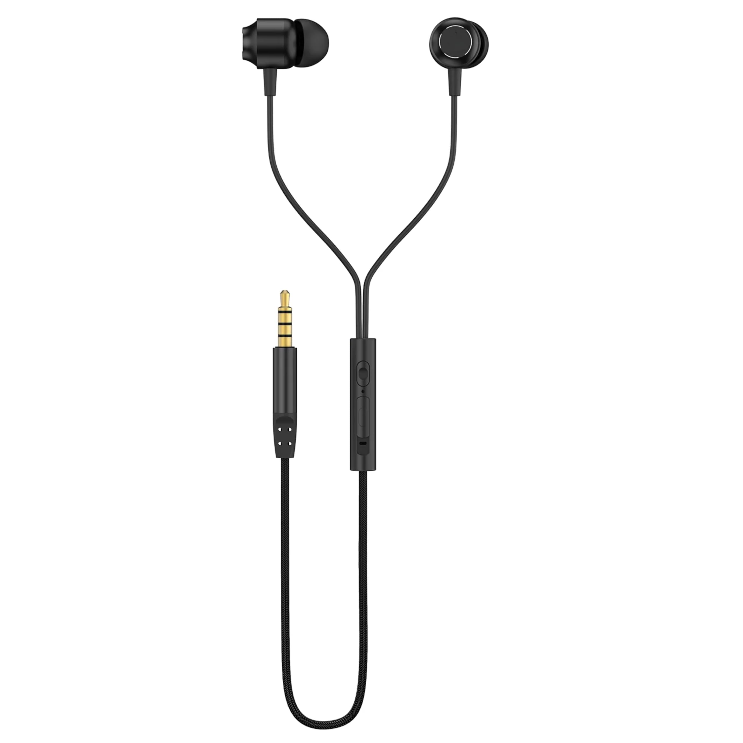 Original for Boat 162 V2 Premium Wired Earphones with 10mm Sound Drivers, Metallic Ergonomic Earbuds, Tangle-Free Braided Cable and Microphone – Bold Black Replacement Warranty-image-10