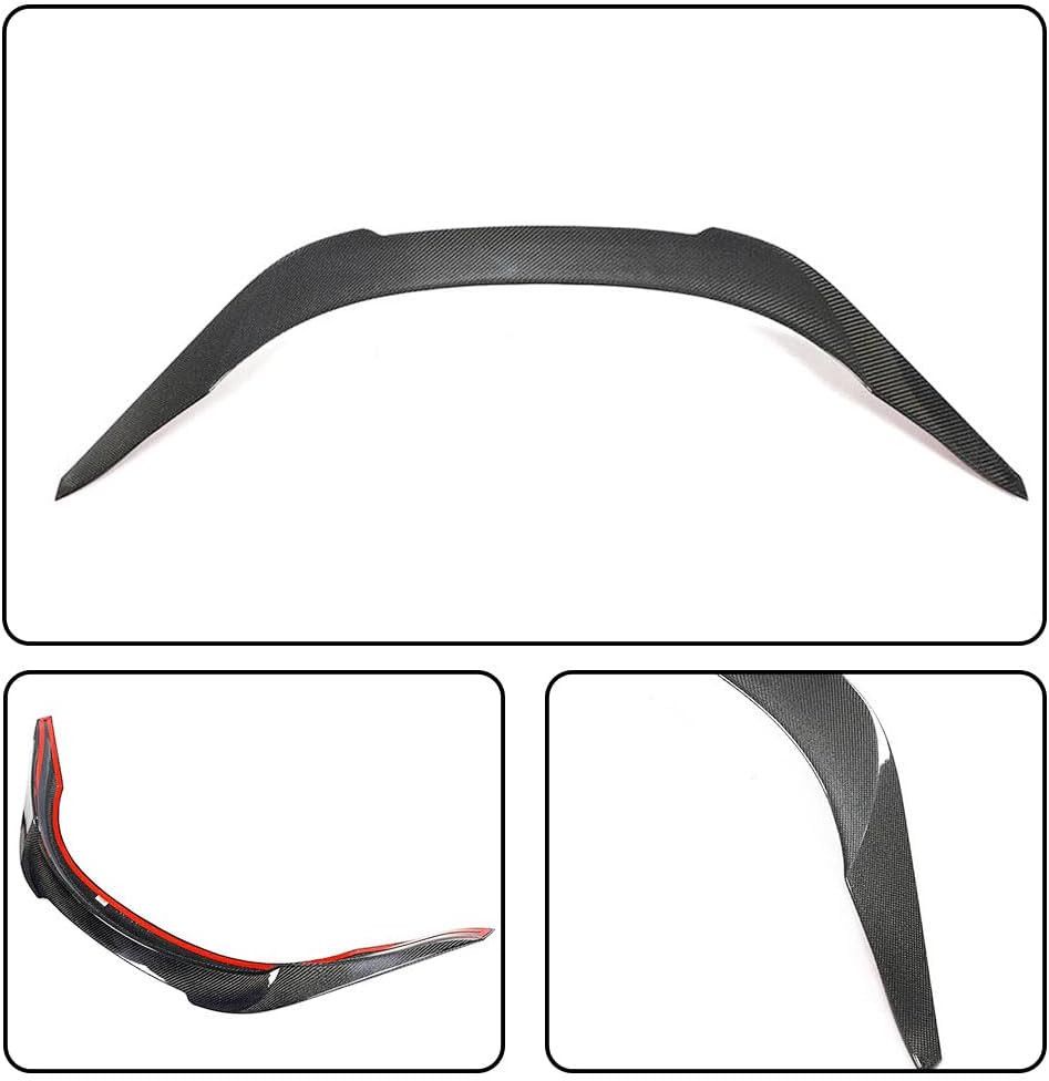 MCARCAR KIT Carbon Fiber Trunk Spoiler Fits for 2019-2023 Toyota Supra A90 A91 Coupe Rear Boot Lid High-Kick Rear Trunk Spoiler Duckbill Wing Lip Factory Outlet (Matte Black Carbon Fiber)
