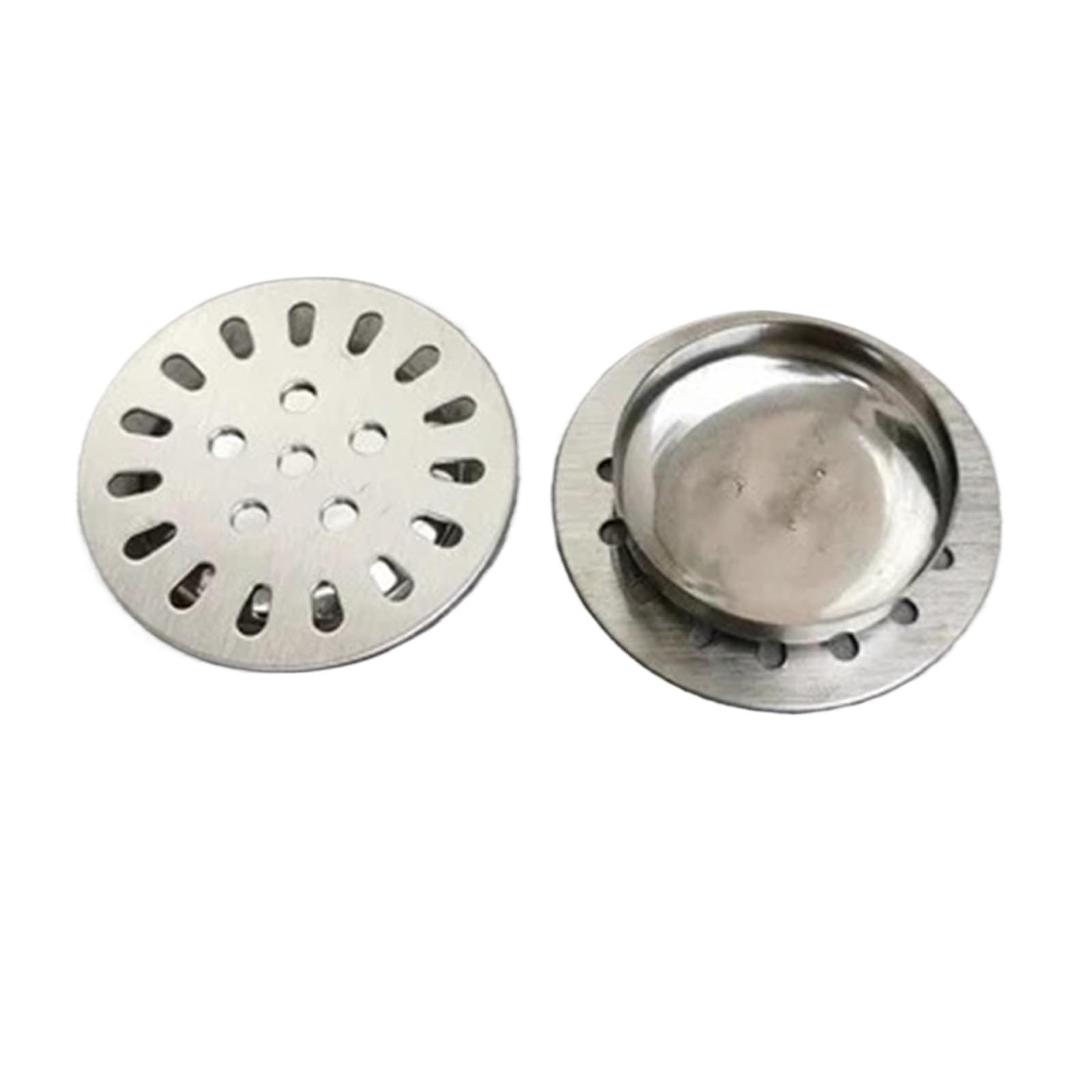 Sink Strainer Stainless Steel Floor Drain Cover, 1Pc Anti-Clog Filter(6.8cm Single Bowl)