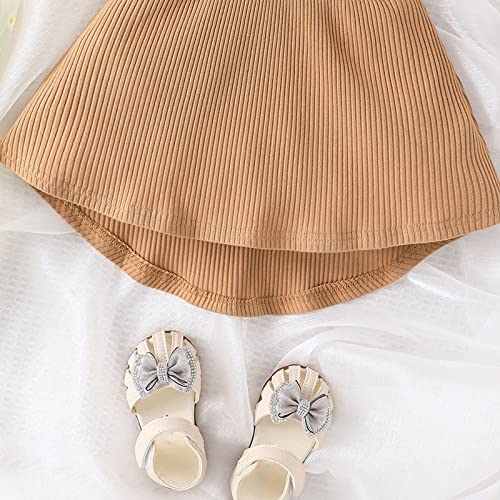 Zanjkr Vestido de linho para meninas, cor lisa, com suspensório, vestido para meninas, vestido de pr