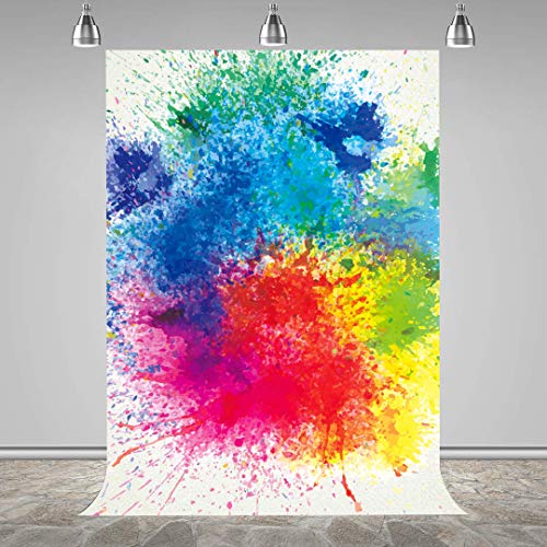 Fondo Fotográfico Abstracto Paint Splatter 5x7ft miniatura 4