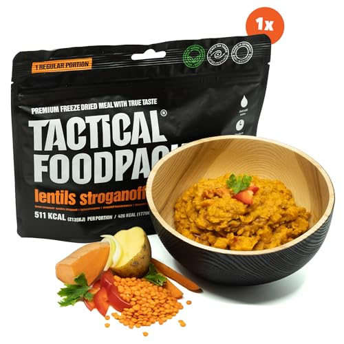 Tactical Foodpack 3er Set - 3 vegane Gefriergetrocknete Mahlzeit für Camping, Survival Outdoor Nahrung. Tracking oder Notfallrucksack – Fertiggerichte wie hausgemacht zum Verzehr bereit – Bild 7