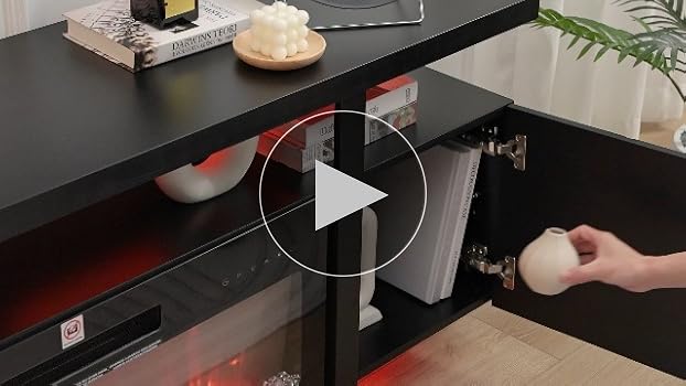 ［値下げ］飾り台 Amazon.com: REDAYFUR Fireplace TV Stand with 36