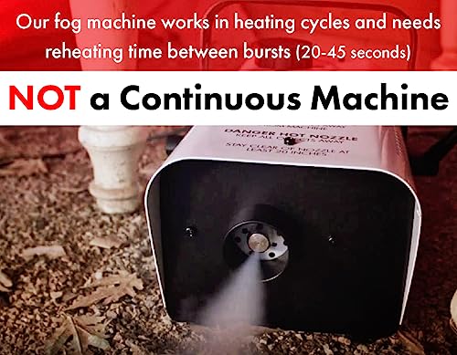 Fog Worx Professional 700-Watt Fog Machine – Includes 9 Foot Wired Remote, Wireless Remote, Hanging Bracket – Perfect For Professional & Home Use #TOP5