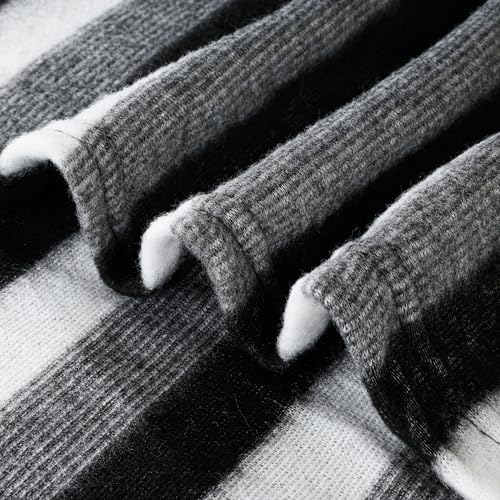 Image of CHANDRAVATI Stylish Polar Fleece Single Bed AC Fleece Wool Blanket - 58x88 Inch || Skin Friendly ||Black & White|| (60)