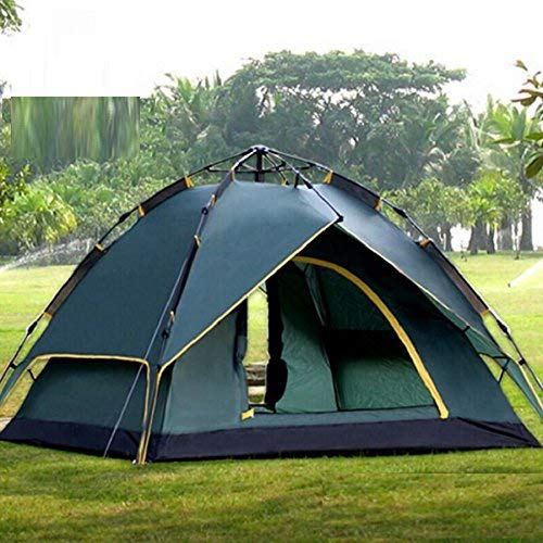Tente de camping 3-4 personnes avec ventilation optimale et toile anti-UV