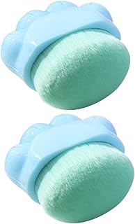 2pcs Kitten Paw Shaped Makeup Brush Set Porta...