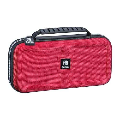 Image of Game Traveler R.D.S. INDUSTRIES, INC Deluxe Licensed Travel Case Designed for Nintendo Switch, Lite, OLED, Red (NNS40R)