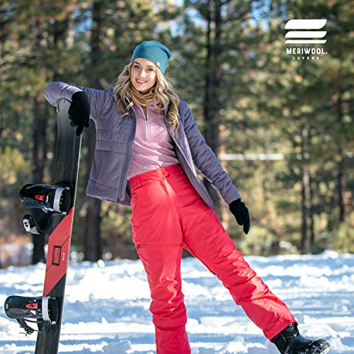 MERIWOOL Women’s Half Zip Base Layer Top 400g Heavyweight Merino Wool Sweater4