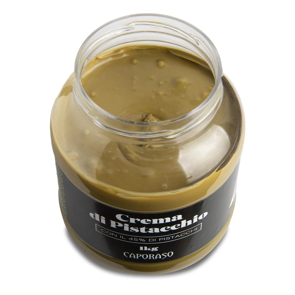 Pâte à tartiner pistache 45% crème naturelle sans huile de palme (1 kilogramme)