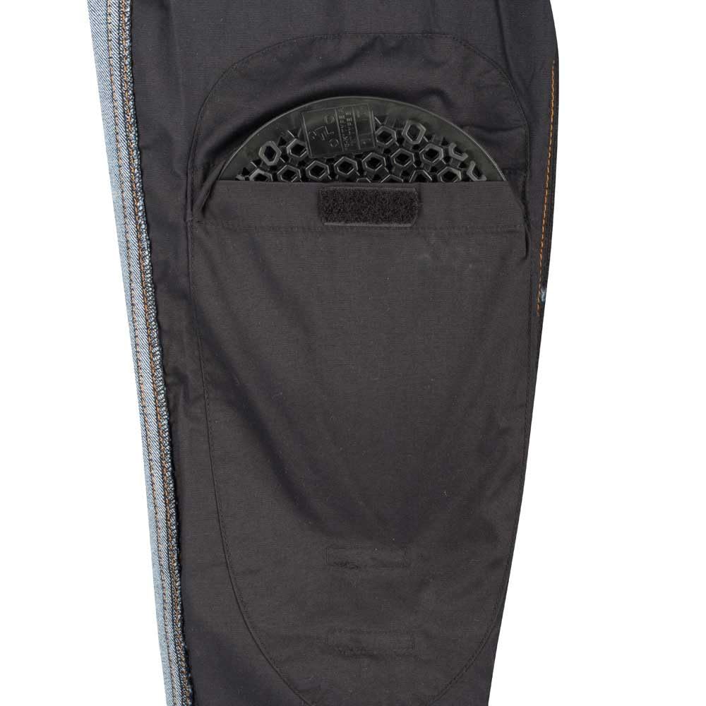 Bering Trust Tapered Damskie dżinsy motocyklowe, niebiesko dekatyzowany, 36