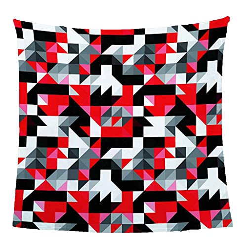 Plaid microfibre mosaïque pour des soirées cocooning au chaud - 4