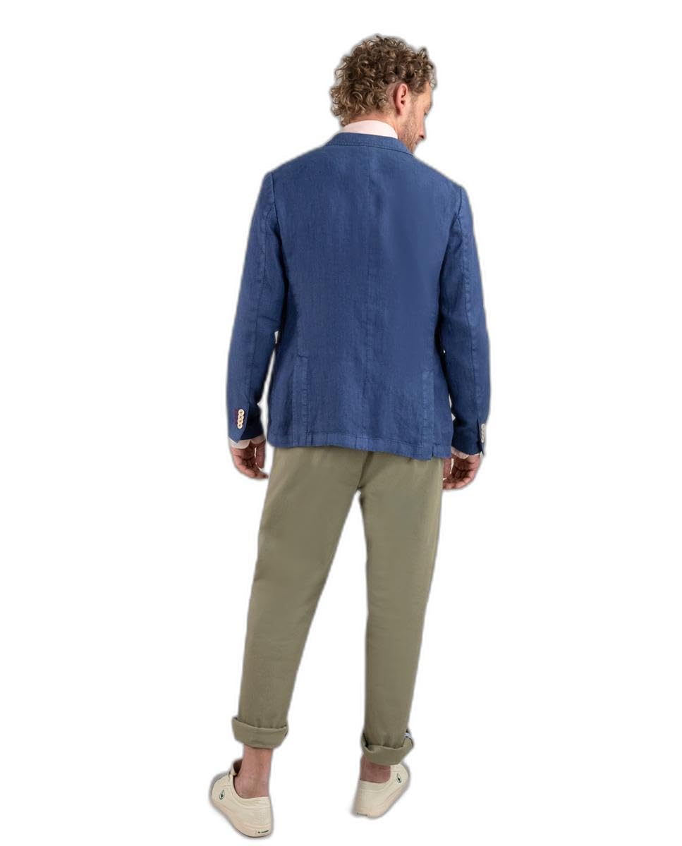 El Ganso Americana Lino Garment Dyed Marino