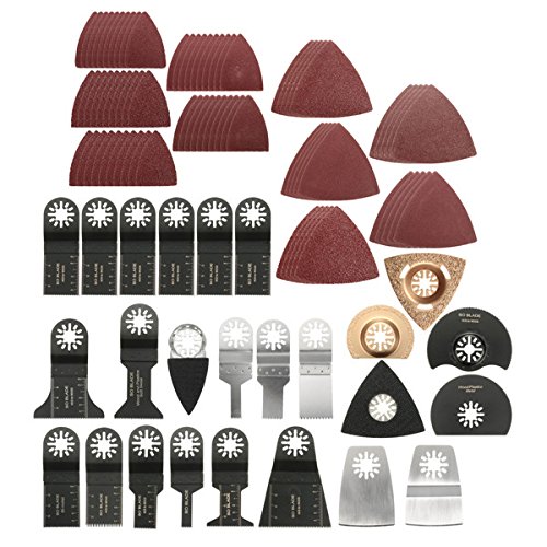 EsportsMJJ Lama Multiutensile Oscillante 100Pcs Mix Per Fein Bosch Dremel Utensili Oscillanti Makita