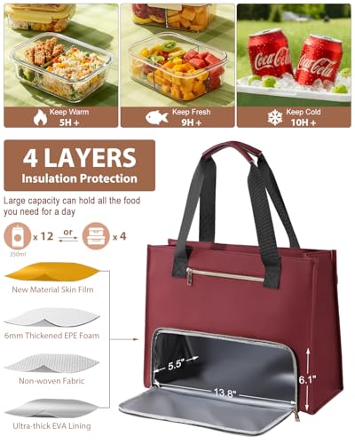 15.6" Bnlcd 25L Laptop Work Bag w/ Insulated Lunch Compartment - image 3