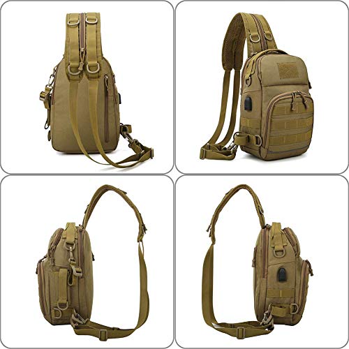 Sac De Peche Extérieur Résistant À l'eau À Dos Épaule Sac Bandoulière Sling avec Rod Holder Tackle Sac de pêche… - Image 6