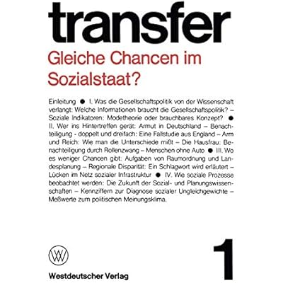Gleiche Chancen im Sozialstaat?