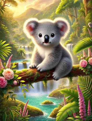 Puzzle 500 Piezas Koala de la Jungla | Puzzles Adultos | para Toda La Familia |52x38 cm | Entretenimiento Creativo Rompecabezas Adultos Regalo