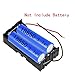 18650 Battery Case Holder, 4 Pcs 2 Slots x 3.7V DIY Battery Storage Box, in Parallel Black Plastic Batteries Case for 2 x 18650 Ltvystore