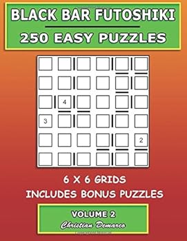 Black Bar Futoshiki: 250 Easy Puzzles Volume 2