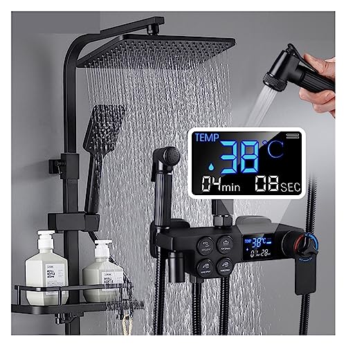 Ensemble de douche numérique pour régler la température idéale sans risque