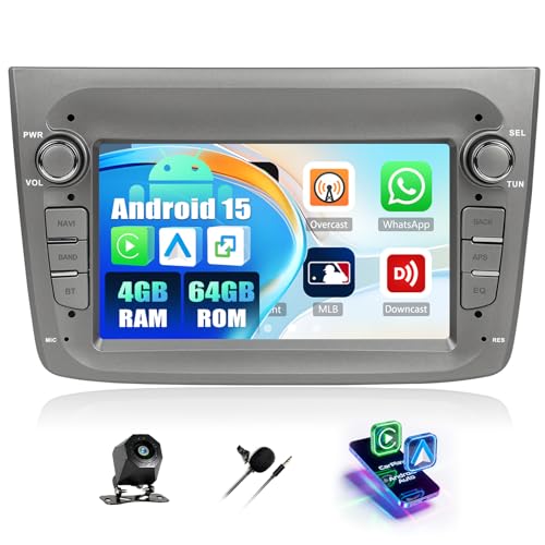 Autoradio GPS pour Alfa Romeo Mito connecté pour voyager en musique avec Android 15