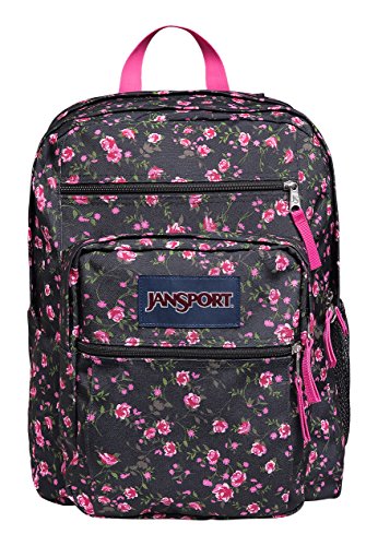 JanSport Big Student Classics Series Backpack - LIPSTICK PINK TEA ROSE DITZY
