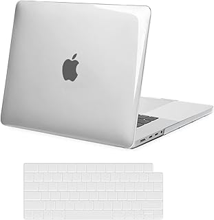 MOSISO Compatible with MacBook Pro 16 inch Case 2023 2022 2021 Release M2 A2780 A2485 M1 Pro/Max Chip with Touch ID, Protective Plastic Hard Shell Case&Keyboard Cover Skin,Crystal Clear