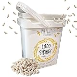 1000 SPRINGS MILL - Organic Great Northern Beans 25lb Bulk Bucket - Used for Salads, Soups, Stews, Casseroles, Chili, and Snacks - Bulk Dry White Beans - Vegan Friendly