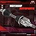 MAYASAF 66-5126 Front Left Rear CV Axle Shaft Assembly Compatible for Toyota Corolla 1993-2002, Chevrolet Prizm 1998-2002, Geo Prizm 1993-1997, Toyota MR2 1987-1989, Toyota Celica 1990-1993