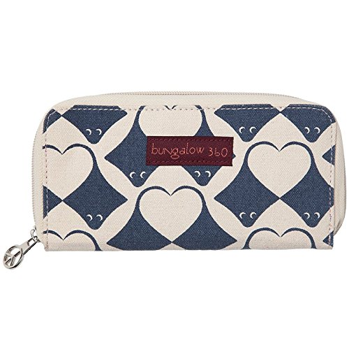 Bungalow 360 Large Zip-Around Wallet, Stingray