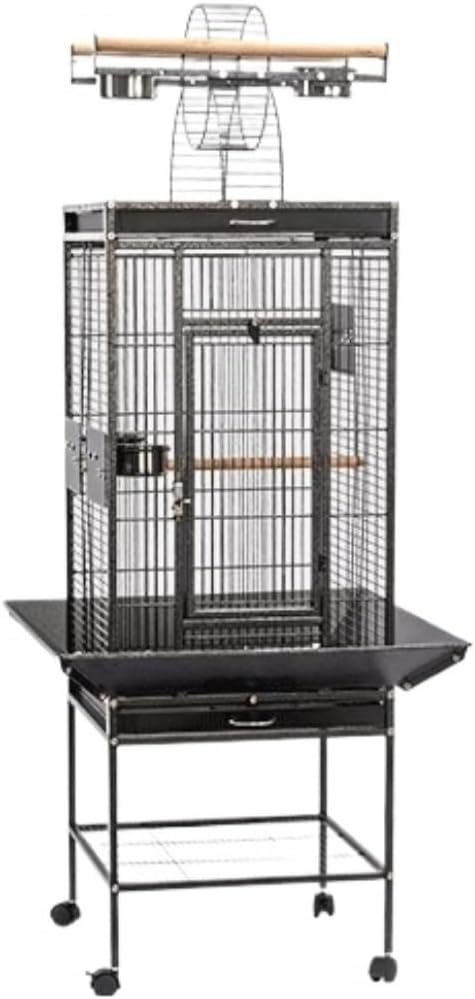 HOEI ホーエイ 465オカメホワイト インコ 銀メッキ 鳥かご