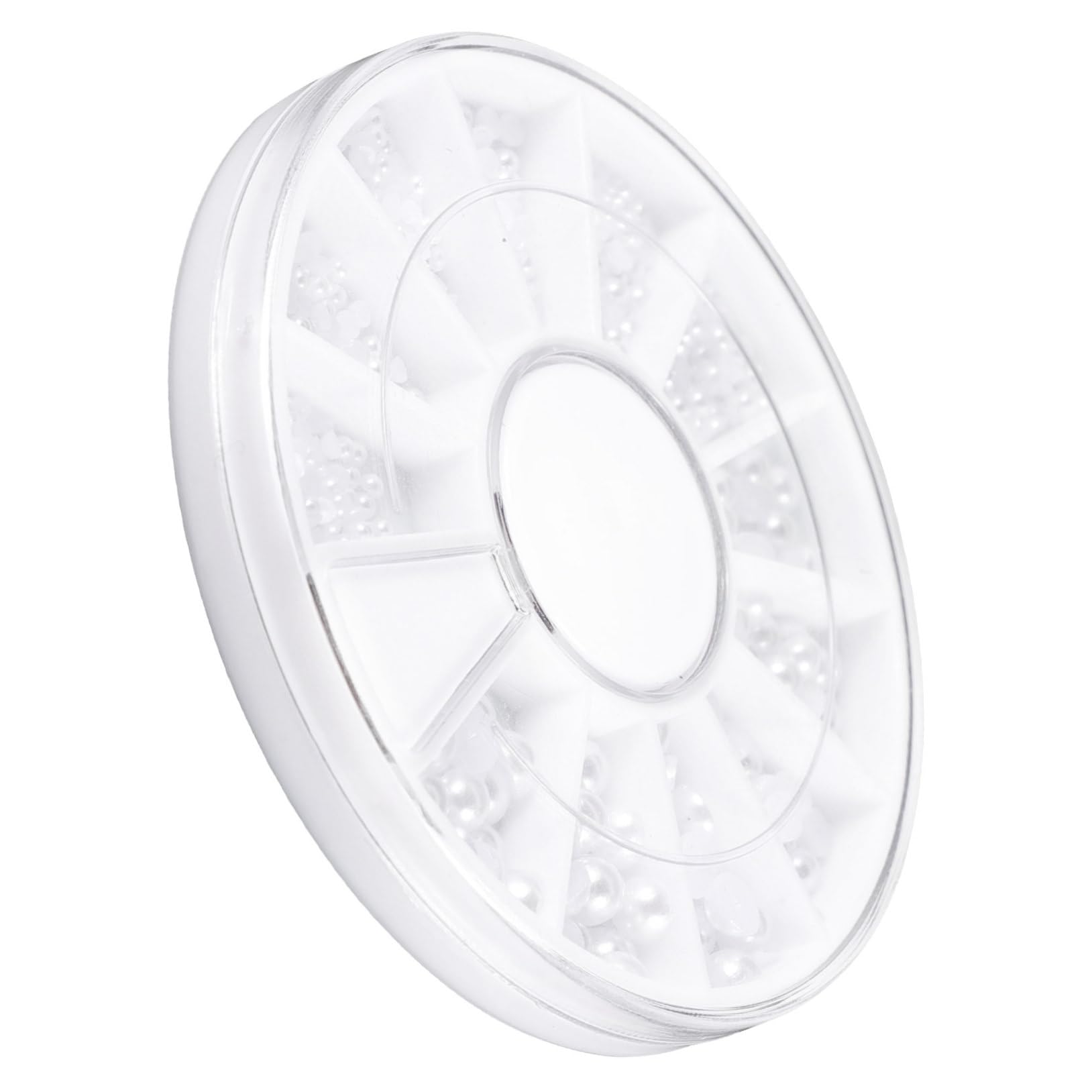 Outanaya Flat Back Pearl Cabochons Semi-Circular Pearl Gems 2mm/3mm Mixed Sizes for Nail Art