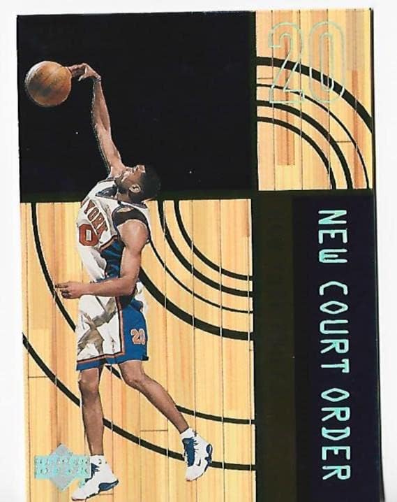 Allan Houston 1998-1999 Upper Deck #NC2 New Court Order Card - Unsigned Basketball Cards