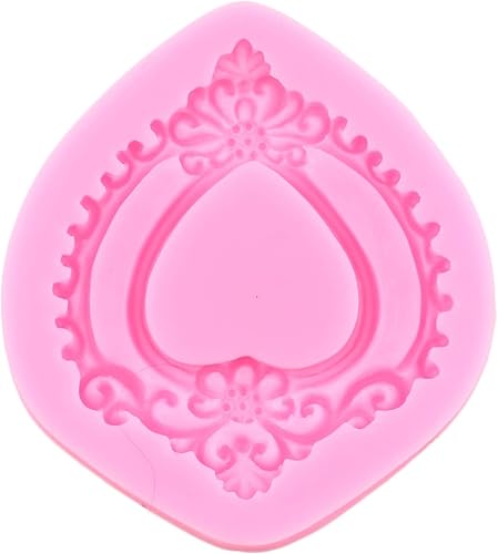 Miniatura 8 de MIYAHOUSE Marcos de fotos de silicona, marco de fotos, molde de fondant, estilo barroco, moldes para decoración de pasteles, chocolate, caramelo,