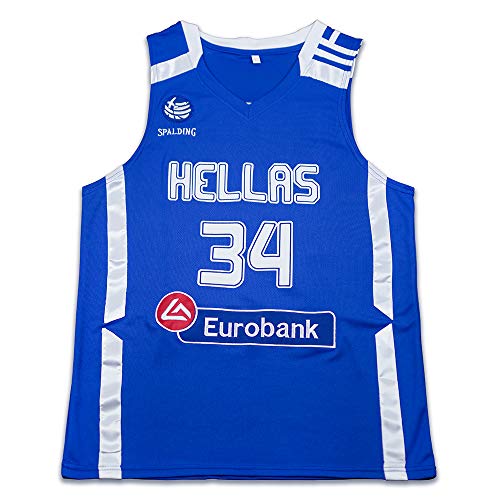 Giannis Greek Freak Royal Blue Basketball Greece Jersey Stitch All True Size (54)