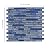 Tenedos Luxury Diamond Blue Glass Mosaic Tile Backsplash Series for Kitchen Bathroom Shower Fireplace Accent Wall Decor Modern Design (Box of 5 Sheets)
