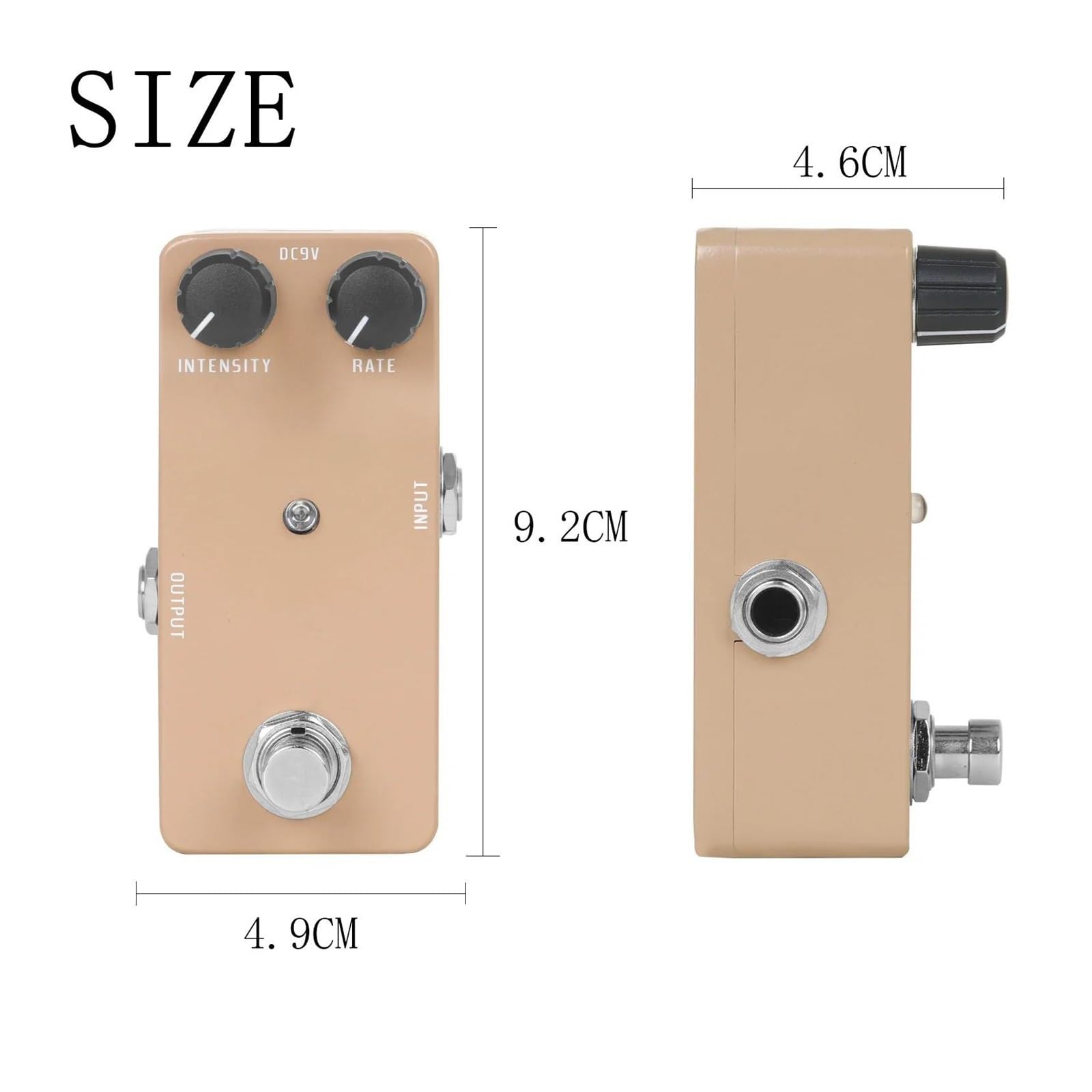 Efekty Gitarowe Efekt Gitarowy Vibrato True Bypass Mini Pojedynczy Akcesorium