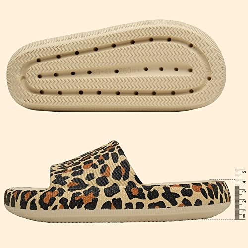 Geweo Cloud Slippers for Women and Men Non-Slip Shower Slides Bathroom Pillow Sandals Flip Flops Outdoor Indoor