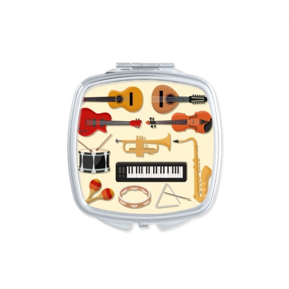 Miroir de poche motif trombone le cadeau idéal pour musicien
