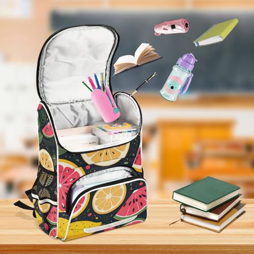 Mochila de viaje con acabados resistentes y diseño ergonómico de frutas 6