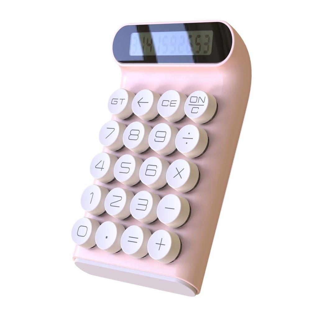 Calculatrice mécanique à boutons cardiaques pour comptabilité